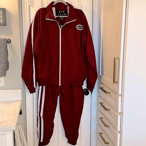 Texas A&M maroon tracksuit sz 2XL jacket and pants set - Picture 1 of 11